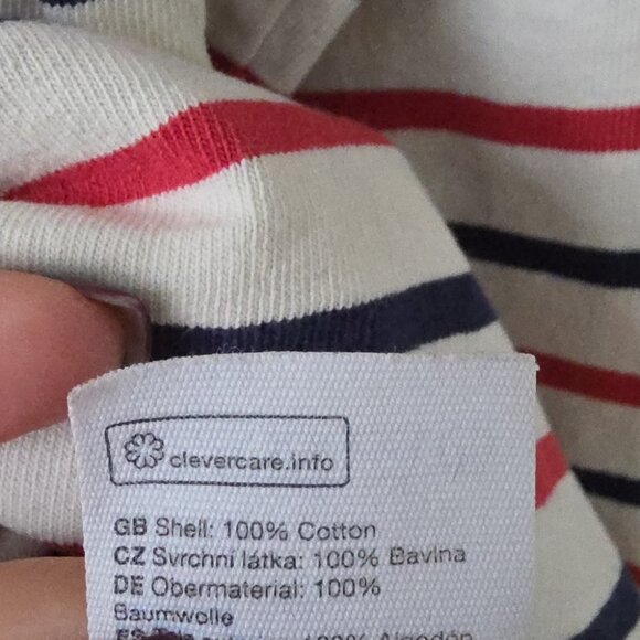 & OTHER STORIES | Breton Stripe Top navy Red Sz XS - Picture 7 of 7